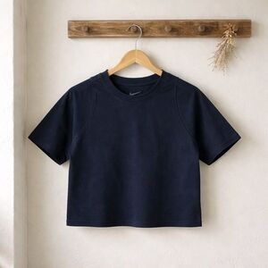 NIKE NWOT ZENVY DRI-FIT BLACK RIBBED SS TEE